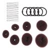 EPIGEIST Donut Hair Device Set for Women Donuts Hair Rings U Shaped Hairpins for Bridals Weddings and Daily Styling Easy to Use Add Volume Fullness to Your Hairstyle view 1