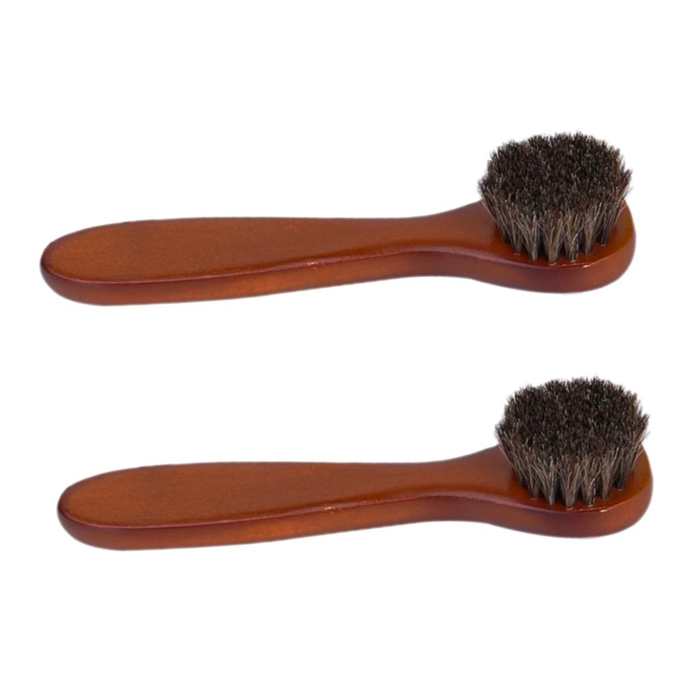 CONGARTENO 2pcs Soft Bristle Face Brush Ergonomic Cleansing Brush for Gentle Exfoliation Durable Skin Polisher for Face and Boot Cleaning