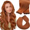 220g18inch Copper Hair Extensions Bundle Clip in Hair Extensions and Hair Weft Extension 2Packs view 1