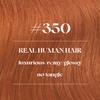 220g18inch Copper Hair Extensions Bundle Clip in Hair Extensions and Hair Weft Extension 2Packs view 3