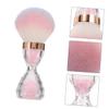 TOGEVAL 2pcs Soft Bristle Nail Dusting Brush Set for Makeup and Nail Art Large Head Cleanser Pink for Dust Powder Removal view 3