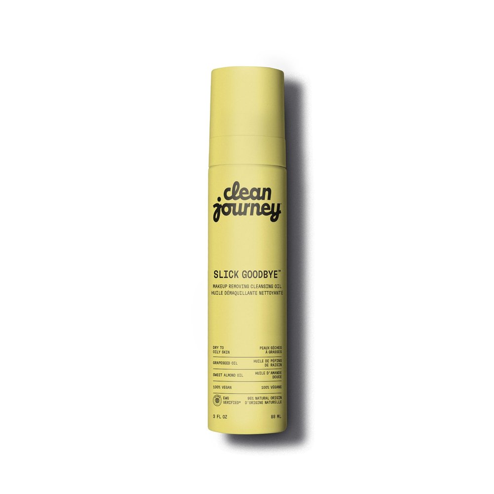 cleanjourney Makeup Remover Cleansing Oil, Grapeseed, EWG Verified, 3 Fl Oz