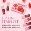 AOAZXBB 6 Colors Lip Tint Stain Set Lip Stain Long Lasting Waterproof Multi-Use Lip and Cheek Tint,Vivid Color Lip Gloss Makeup view 3