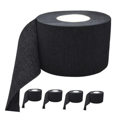 ASAKKURA 5pcs Disposable Hairdresser Neck Paper Strips Breathable And Stretchy Neck Wraps For Haircutting Dyeing Perming Ideal For Barbers And Salons