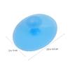 ASAKKURA 2pcs Silicone Facial Cleansing Brush Handheld Exfoliating Scrubber Mat for All Skin Types Small Sky Blue Small Light Yellow Gentle Face Massager for Adults view 2