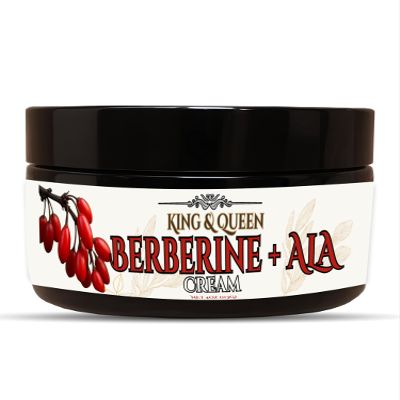 Berberine + ALA Metabolic Support Cream Weight-Management & Carb-Control Topical | Berberine 98% Alpha Lipoic Acid Cinnamon Chromium Magnesium | 4 oz King & Queen Wellness