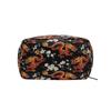 ALAZA Makeup Bag Cosmetic Bags for Women Small Zipper Pouch Travel Chinese Dragon Flower Cosmetic Organizer Case Portable For Purse view 2