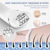 Electric Shavers for Women, 7 in 1 Hair Removal Kit with Epilator Bikini Trimmer Face Razor Body Brush Face Massager Foot Callus Remover, IPX7 Waterproof Lady Razors Set for Legs Armpit Bikini Pubic view 4