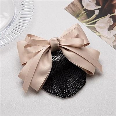 DNHPSMYI Women's Work Plate Hair Net Headdress Hair for Stewardess Banks Hotels Restaurant Staff(Colour 3)
