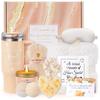 Birthday Gifts for Women Self Care Get Well Soon Gifts, Vanilla Coconut Relaxing Spa Basket Care Package, Unique Gifts for Mom, Sister, Wife, Girlfriend, Grandma view 1