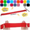 18 Pack Ties Headband for Women Men, Ninja Karate Headbands Multicolor Elastic Headbands Bulk Adjustable Sports Bandana Headband Sweatbands for Basketball, Football, Soccer, Running, Yoga view 2