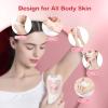Smooth Glide Epilator for Women, 2-in-1 Facial Epilator for Women with LED, Wet/Dry Hair Remover Device, Portable Electric Lady Shaver for Bikini, Face, Arm, Legs, Armpits view 4