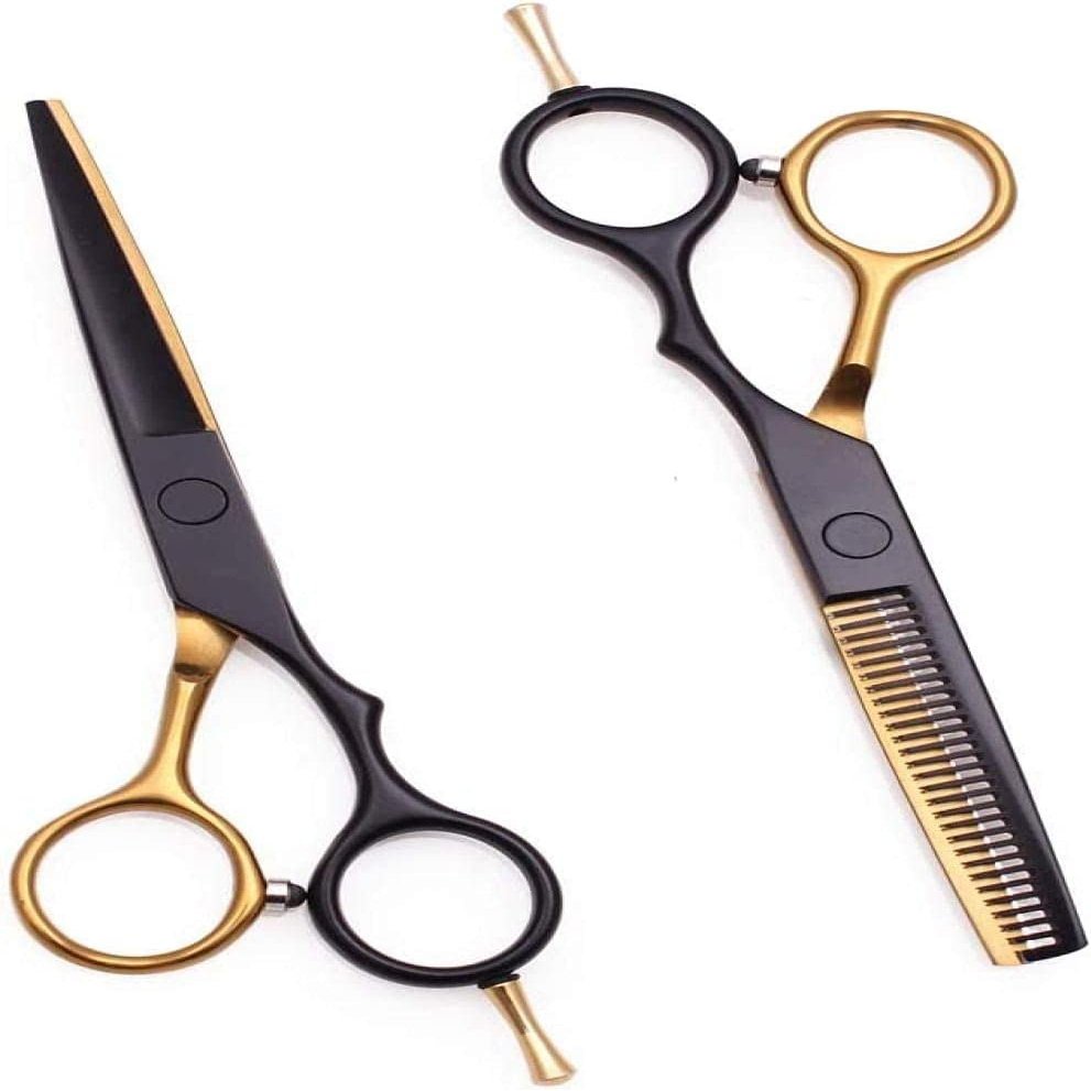 YUSIWOAL Hairdressing Scissors 6 Inch Hair Scissors Professional Barber Scissors Cutting Thinning Styling Tool Hairdressing Shear 1771