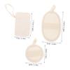 3Pcs Natural Loofah Face Scrubbers for Men Gentle Exfoliating Pads for Daily Use Convenient and Portable Facial Cleansing Safe Loofah Fibers for Healthy Skin view 2