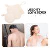 3Pcs Natural Loofah Face Scrubbers for Men Gentle Exfoliating Pads for Daily Use Convenient and Portable Facial Cleansing Safe Loofah Fibers for Healthy Skin view 3