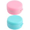 2PCS Silicone Body Scrubber, Dual Function Soft Silicone Body Brush Soap Holder with Gentle Bristles & Lanyard for Shower and StroageSilicone Scrubber view 3