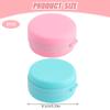 2PCS Silicone Body Scrubber, Dual Function Soft Silicone Body Brush Soap Holder with Gentle Bristles & Lanyard for Shower and StroageSilicone Scrubber view 4