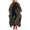 Black Gibbon Monkey Hair Cutting Cape Anti-Static Professional Hairdressing Salon Capes Lightweight Barber Cape For Professional Stylists And Home Use 47.6 X 40.5 Inches view 1
