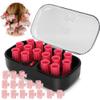 Milltrip Hair Curlers Rollers Set, 15pcs Electric Hair Perm Rods Hair Curler Roller 30mm with Hair Clips, Low Temp Styling Tool for Gentle and Long Lasting Curls, 110-220V (US Plug) view 1