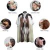 Cow Hair Cutting Cape Anti-Static Professional Hairdressing Salon Capes Lightweight Barber Cape For Professional Stylists And Home Use 47.6 X 40.5 Inches view 3