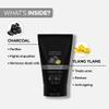 Charcoal Face Scrub with Face Wash for Deep-Cleanse Pores, Exfoliation, Anti- Acne, Blackhead Remover, Brightens Skin view 3