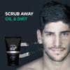 Charcoal Face Scrub with Face Wash for Deep-Cleanse Pores, Exfoliation, Anti- Acne, Blackhead Remover, Brightens Skin view 4
