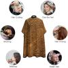 Golden Pattern Hair Cutting Cape Anti-Static Professional Hairdressing Salon Capes Lightweight Barber Cape For Professional Stylists And Home Use 47.6 X 40.5 Inches view 3