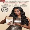 TRIIPPY Real Raw Cambodian Natural Wavy Bundles Human Hair,100% Cambodian Raw Hair Sew in Weave Single Bundle,3X Lasting And Durable Over Virgin Hair Bundle,No.1 Raw Hair Brand On Amazon(18 Inch) view 3