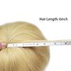 Toupee For Men Human Hair Piece Replacement Systems Full Injected Pu Mens Toupee Hairpieces Durable Thin Skin Pu Hair System for men 7x9" #22R Light Blonde-130% Medium Density view 4