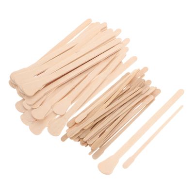 TOGEVAL 200pcs Wooden Waxing Sticks Hair Removal Applicator Rods for Nose Body Face Precision Wax Control for Smooth Application Home Salon Use Durable Wood Construction