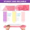 3 Pieces African Bath Sponge African Net Long Net Bath Sponge Transform Your Shower Routine with African Bath Sponges for Exfoliated, Silky Smooth Skin (Pink,Yellow,Purple) view 2