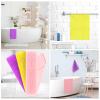 3 Pieces African Bath Sponge African Net Long Net Bath Sponge Transform Your Shower Routine with African Bath Sponges for Exfoliated, Silky Smooth Skin (Pink,Yellow,Purple) view 3