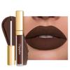 Depuplum Dark Brown Lipstick Matte for Women Color Stay Long Lasting Lipstick Smudgeproof Liquid Lipsticks Cruelty Free Lip Color, DM15 Chocolate view 1
