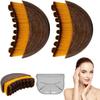 2pcs Lymphatic Contour Face Brush, Lymphatic Drainage Brush, Dry Brushing Face Brush, Lymphatic Drainage Massager for Face, Designed for The Face Gentle Enough for Daily Use2pcs view 1