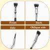 4 Pack Fan Brush for Mascara, Folding Angle Mascara Brush for Eyes, Multifunctional Soft Eye Makeup Brushes for Upper and Lower Eye Lash, Natural Lifted view 2