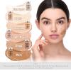 BB Facial Glow Serum Foundation Starter Kit Combined With Niacinamide and Peptides To Even Skin Tone Anti-Aging Set, 0.27oz 6 Vials Color Changing Foundation view 3