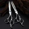 Hair Cutting Scissors, 6inch Professional Japan 440c Steel Scissor Upscale Haircut thinning Barber Hair Cutting Shears Hairdressing Scissors view 2