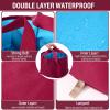 FillTouch 12 Pcs 15L Foldable Foot Soaking Tub Kit Portable Foot Bath Tub for Soaking Feet with Towel and Storage Bag Soak Spa Bucket for Travel Camping (Claret) view 3