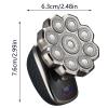 Bawldy 9.0 Shaver, Bald Head Shaver 9.0, Bawld Pro, 9D Floating Magnetic Blade Heads, 6-in-1 Detachable Rechargeable Electric Razor for Men, IPX7 Wet & Dry Shaving with LED Display (Set-9 Blades) view 2