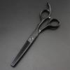440c Black 6 Inch Hair Salon Scissors Cutting Barber Thinning Shears Hairdressing Scissors view 3