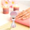 DECORNIJIA 2pcs Fluffy Nail Dust Brush for Acrylic Nails Head Makeup Cleaner Tool for Quick Cleaning of Brushes and Sponges for Easy Use view 4