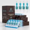 50Pcs Tattoo Cartridge Needles Assorted Mixed Size #10 Round Liner Shader Magnum 5RL 7RL 9RL 5RS 7RS 9RS 15M1 21M1 15RM 21RM with Membrane Needles for Tattoo Gun Machine view 1