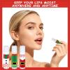 24 Sets Christmas Lip Balm Bulk Sets Christmas Lip Balm with Merry Kissmas Card & Organza Bags for Women Men Xmas Lips Balms Employee Appreciation Gifts for Coworker Employee Staff Team view 3