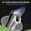 Slanted Curved Blade Ingrown Toenail Clippers for Thick Toenails, Angled Toe Nail Fingernail Cutter Trimmer for Seniors and Men - Black (Pear Silver) view 3