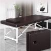 ntumLeap Ink Bed Tattoo Chair for Client Folding Beauty Leather Massage Bed Foldable Without Installation Esthetician Bed with Breathing Face 250Kg Load-Bearing Capaci,Brass-185 * 70 * 60cm view 3