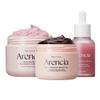 ARENCIA Red Collagen Jello Skin Trio - Poreless Skin Routine [Rosehip Rice Mochi Cleanser + Overnight Glow Mask Serum + Red Smoothie Serum] view 1