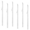6 Pcs Pedicure Knife for Feet Pedicure Knife Tools Kits Professional Stainless Steel Foot Files & Callus Removers Foot Scraper Kit Nail Cuticle Nippers Remover Foots Care Tools for Men Women Silver view 1