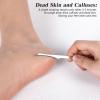 6 Pcs Pedicure Knife for Feet Pedicure Knife Tools Kits Professional Stainless Steel Foot Files & Callus Removers Foot Scraper Kit Nail Cuticle Nippers Remover Foots Care Tools for Men Women Silver view 2