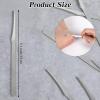 6 Pcs Pedicure Knife for Feet Pedicure Knife Tools Kits Professional Stainless Steel Foot Files & Callus Removers Foot Scraper Kit Nail Cuticle Nippers Remover Foots Care Tools for Men Women Silver view 3