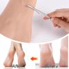 6 Pcs Pedicure Knife for Feet Pedicure Knife Tools Kits Professional Stainless Steel Foot Files & Callus Removers Foot Scraper Kit Nail Cuticle Nippers Remover Foots Care Tools for Men Women Silver view 4